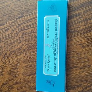 Pewter Peter Rabbit Minature Character Candle Holders (6)